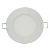 Led panel white round recessed 6W 230V 4000k intermediate white light 120 ° 450lm